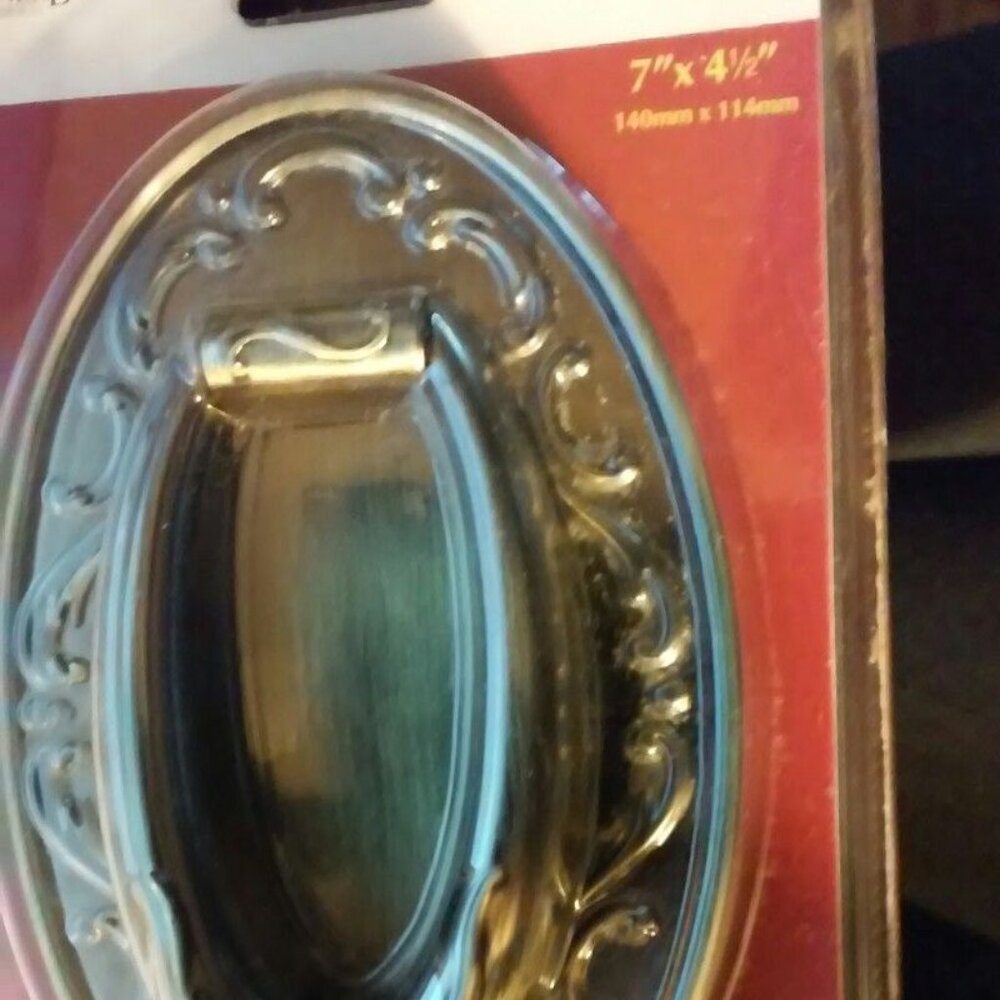 Brass Door Knocker Brainerd New Unopened 7" x 4 1/2"